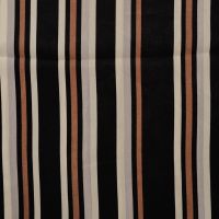 Poly Satin Print - Stripe, Caramel