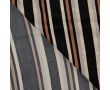 Poly Satin Print - Stripe, Caramel