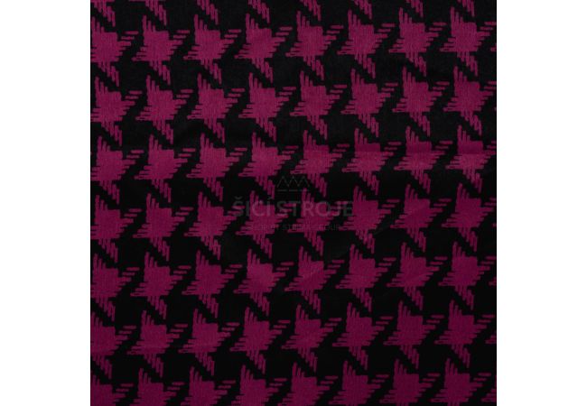 Poly Satin Print - Chicken Feet, Cyclam