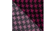 Poly Satin Print - Chicken Feet, Cyclam