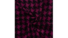 Poly Satin Print - Chicken Feet, Cyclam