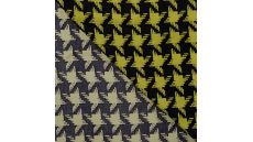 Poly Satin Print - Chicken Feet, Lime