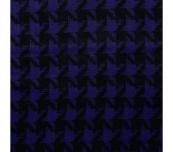 Poly Satin Print - Chicken Feet, Purple