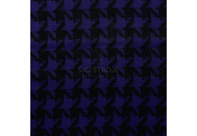 Poly Satin Print - Chicken Feet, Purple