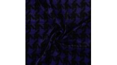 Poly Satin Print - Chicken Feet, Purple