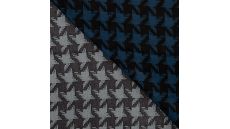 Poly Satin Print - Chicken Feet, Petrol