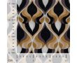 Poly Satin Print - Drops, Caramel