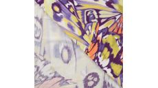 Viscose/Sp Jersey Print - Butterfly, Dusty Mint