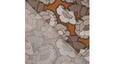 Linnen Viscose Print - Bold Flower, Sand