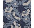 Linnen Viscose Print - Bold Flower, Denim