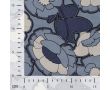 Linnen Viscose Print - Bold Flower, Denim