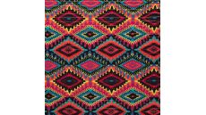 Cotton Voile Lurex - Mosaic, Cyclam