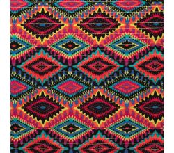 Cotton Voile Lurex - Mosaic, Cyclam