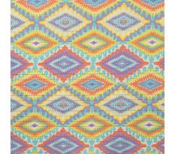Cotton Voile Lurex - Mosaic, Dusty Mint