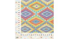 Cotton Voile Lurex - Mosaic, Dusty Mint