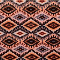 Cotton Voile Lurex - Mosaic, Denim