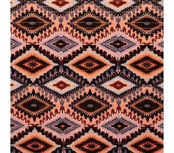 Cotton Voile Lurex - Mosaic, Denim