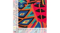 Cotton Voile Lurex - Abstract, Cyclam