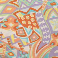 Cotton Voile Lurex - Abstract, Dusty Mint