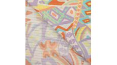 Cotton Voile Lurex - Abstract, Dusty Mint