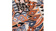 Cotton Voile Lurex - Abstract, Denim