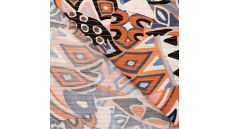 Cotton Voile Lurex - Abstract, Denim