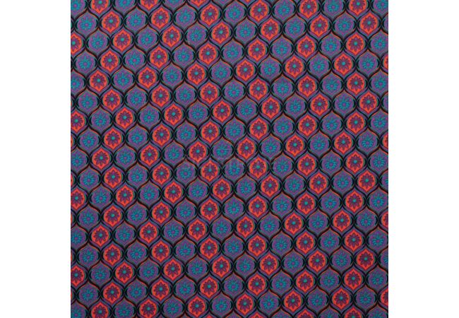 Cotton/Sp Sateen Print - Fancy, Cyclam