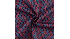 Cotton/Sp Sateen Print - Fancy, Cyclam