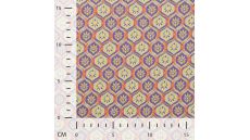 Cotton/Sp Sateen Print - Fancy, Dusty Mint