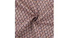 Cotton/Sp Sateen Print - Fancy, Denim