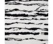 Cotton/Sp Sateen Print - Irregular Stripe, White Black