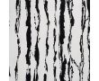 Cotton/Sp Sateen Print - Irregular Stripe, White Black