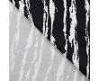 Cotton/Sp Sateen Print - Irregular Stripe, Black/White
