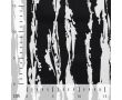 Cotton/Sp Sateen Print - Irregular Stripe, Black/White