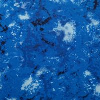 Cotton/Sp Sateen Print - Fancy, Royal