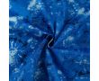 Cotton/Sp Sateen Print - Fancy, Royal