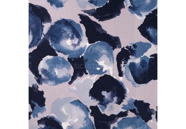 Cotton/Sp Sateen Print - Stains, Denim