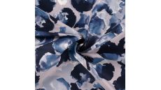 Cotton/Sp Sateen Print - Stains, Denim