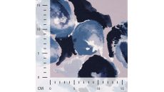 Cotton/Sp Sateen Print - Stains, Denim