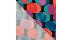 Satin Viscose - Funny Dots, Cyclam