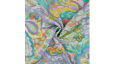 Poly Yoryu Print - Paisley, Dusty Mint