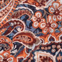 Poly Yoryu Print - Paisley, Denim
