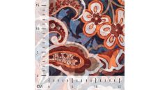 Poly Yoryu Print - Paisley, Denim
