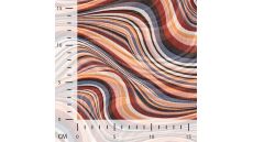 Poly Yoryu Print - Waves, Denim