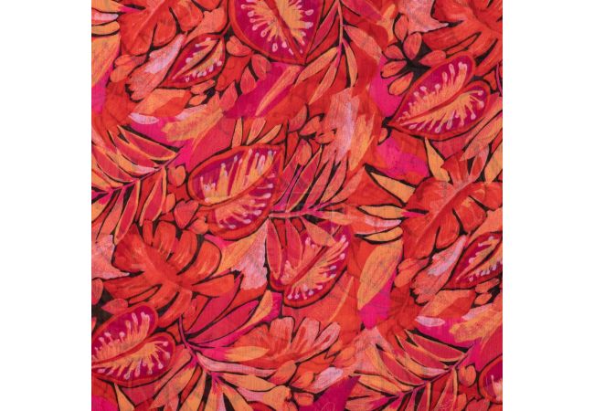 Poly Yoryu Print - Flowers, Cyclam