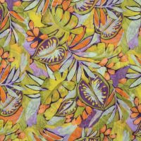 Poly Yoryu Print - Flowers, Dusty Mint