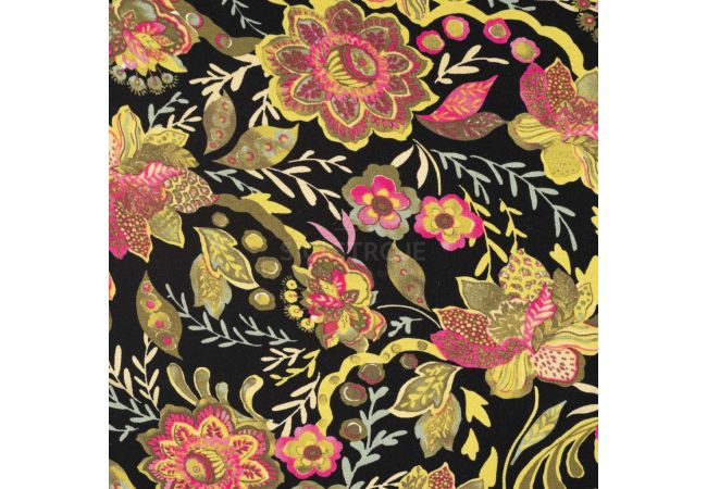 Viscose/EA Jersey Print - Gobelin, Lime