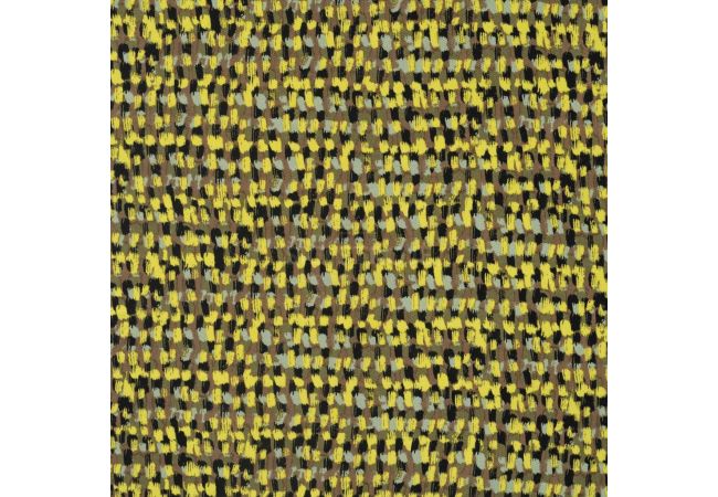 Viscose Twill Print - Spots, Khaki