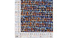 Viscose Twill Print - Minipics, Cognac