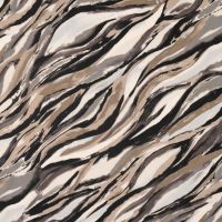 Viscose Twill Print - Waves, Sand